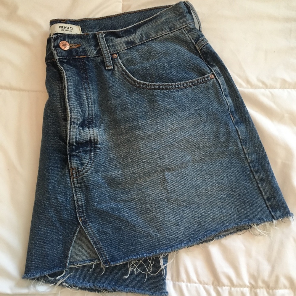 Forever 21 jean skirt